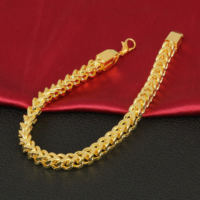 Jewelry - Bracelets - Braided Stainless Steel Titanium Men's
