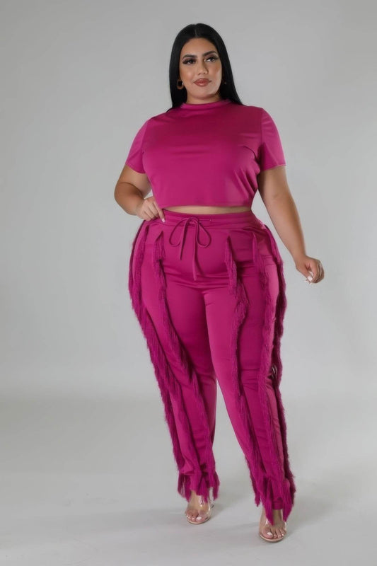 Crop Top Two-piece Set - Ultim8 Designs 4 U