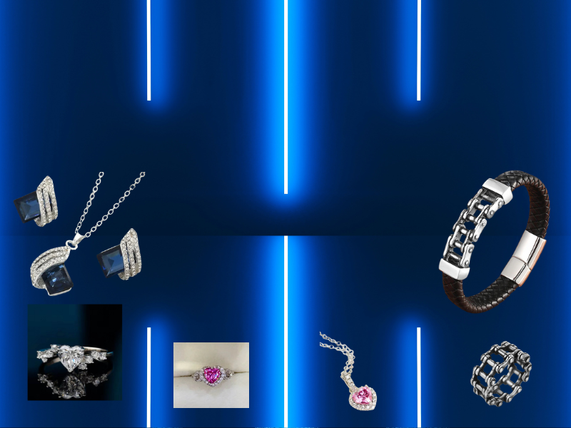 Jewelry - Rings - Men's Motorcycle Stainless Steel Punk Rock Chain Link Biker