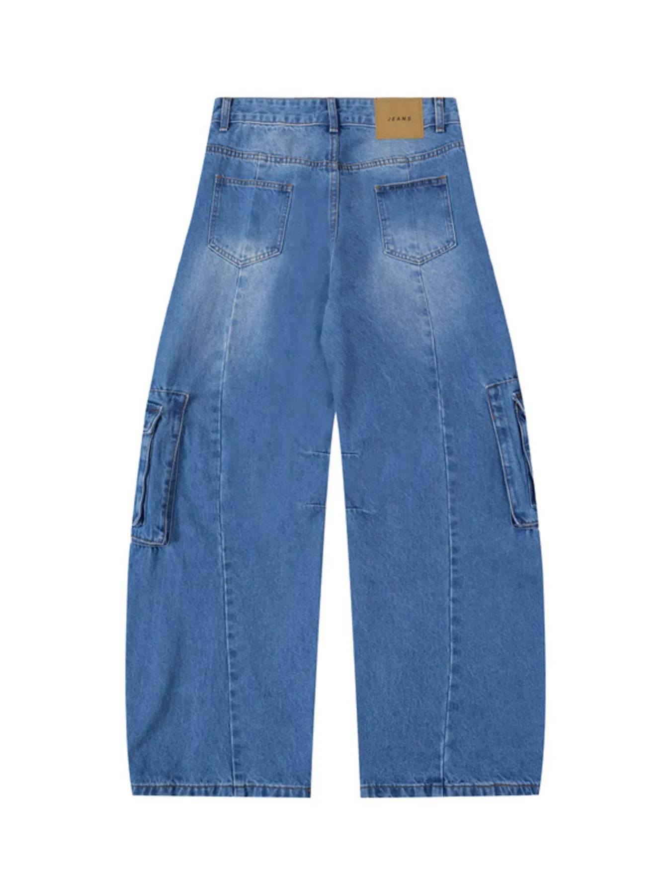 Men's Wide Leg Cargo Jeans - Ultim8 Designs 4 U