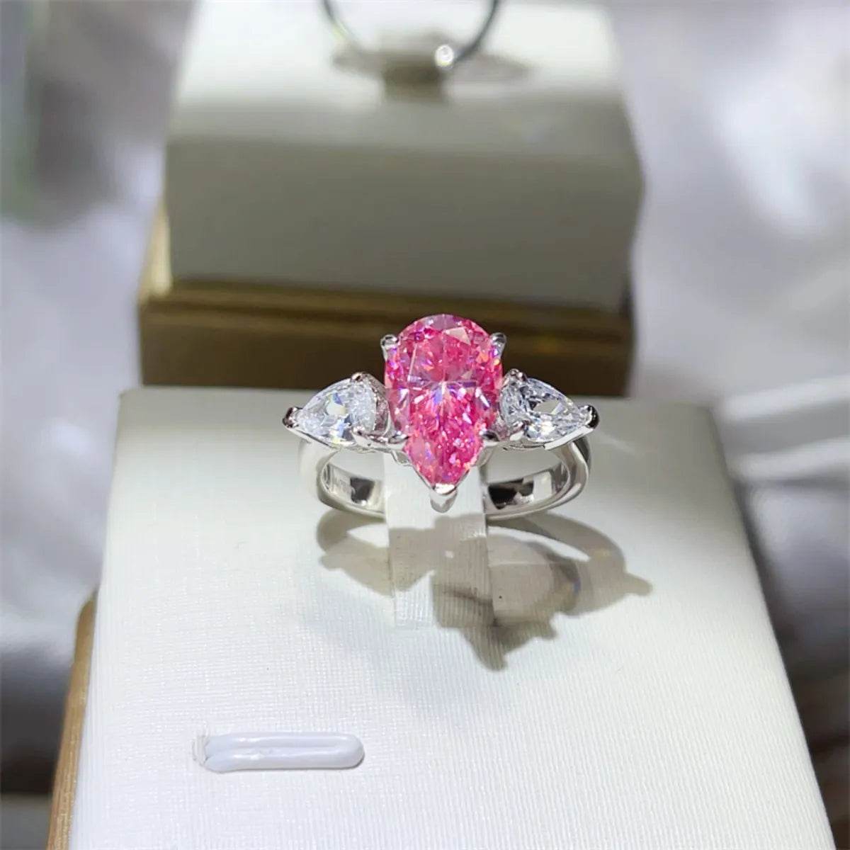 2 Carat 925 Sterling Silver Moissanite Ring - Ultim8 Designs 4 U