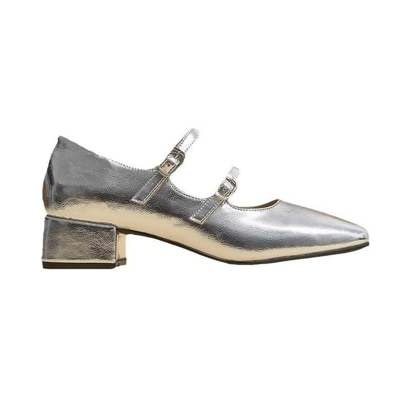 Real Soft Leather Rubber Women's Mary Jane Shoes - Ultim8 Designs 4 U