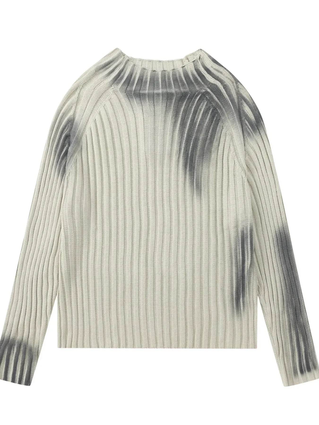 Men's Ribbed Knit Long Sleeve Sweater - Ultim8 Designs 4 U