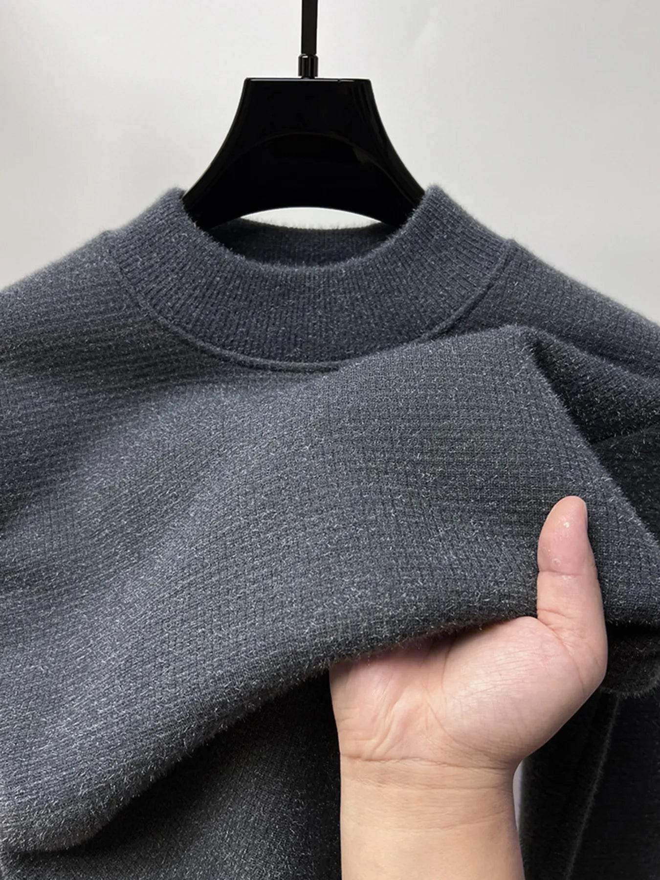 Men's Textured Long Sleeve Sweater - Ultim8 Designs 4 U