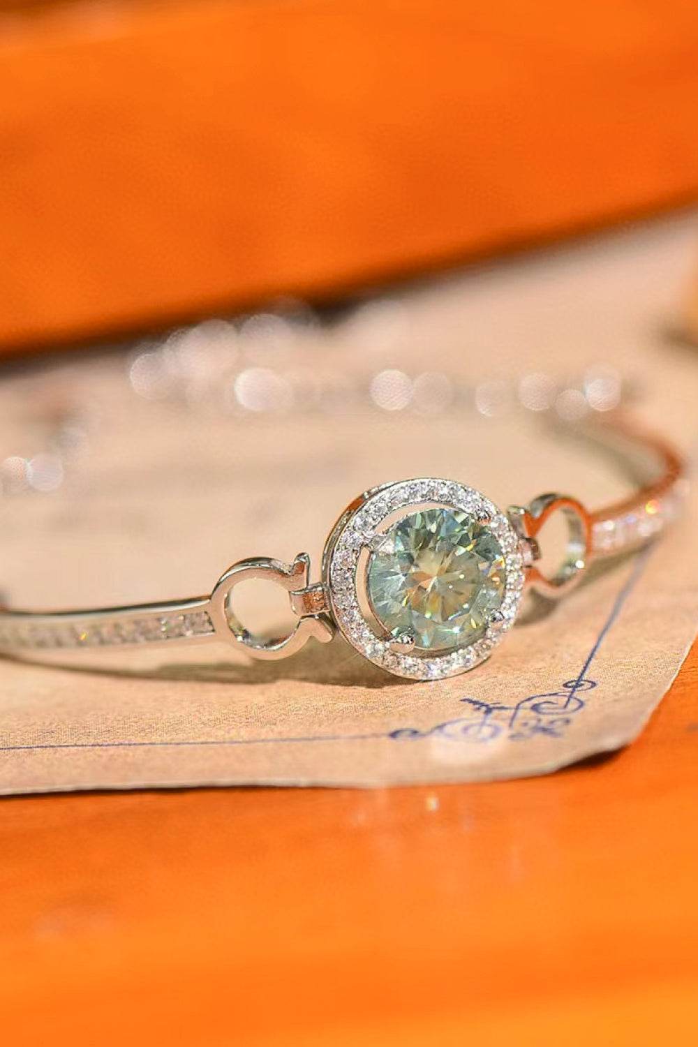 2 Carat Moissanite Platinum-Plated Bracelet - Ultim8 Designs 4 U