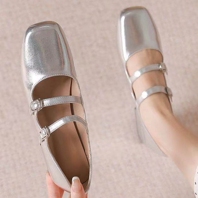 Real Soft Leather Rubber Women's Mary Jane Shoes - Ultim8 Designs 4 U