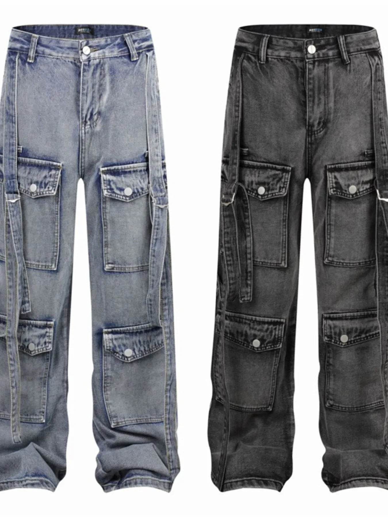 Men's Wide Leg Wide Leg Jeans - Ultim8 Designs 4 U