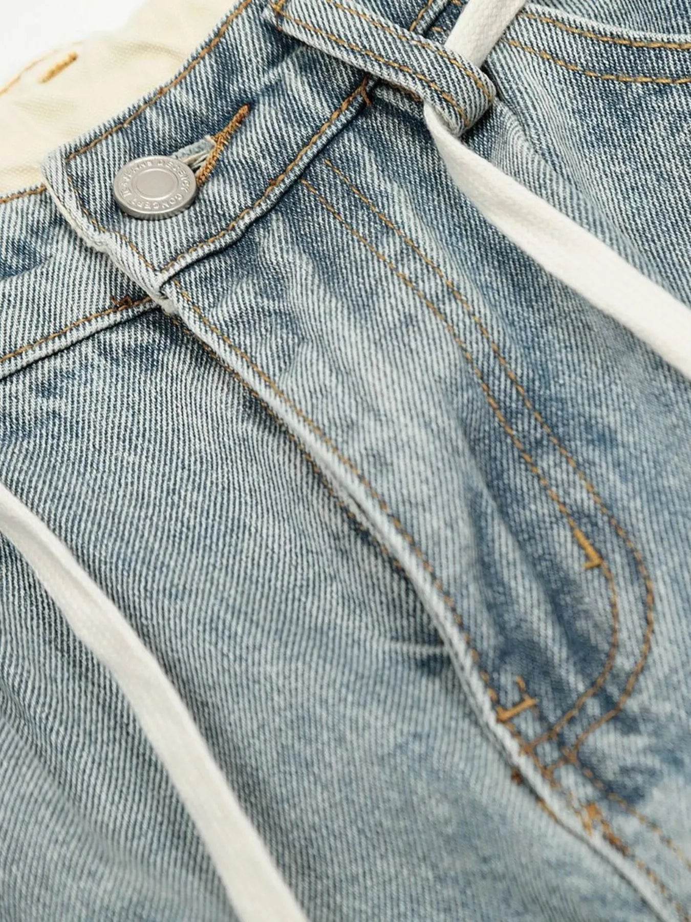 Men's Wash Wide Leg Jeans - Ultim8 Designs 4 U