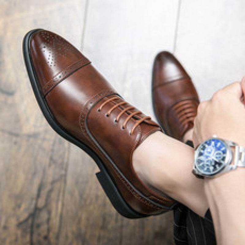 Pointed Leather Shoes - Ultim8 Designs 4 U