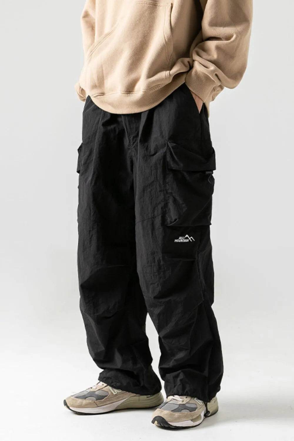 Men's Plus Size Elastic Waist Pants with Pockets - Ultim8 Designs 4 U