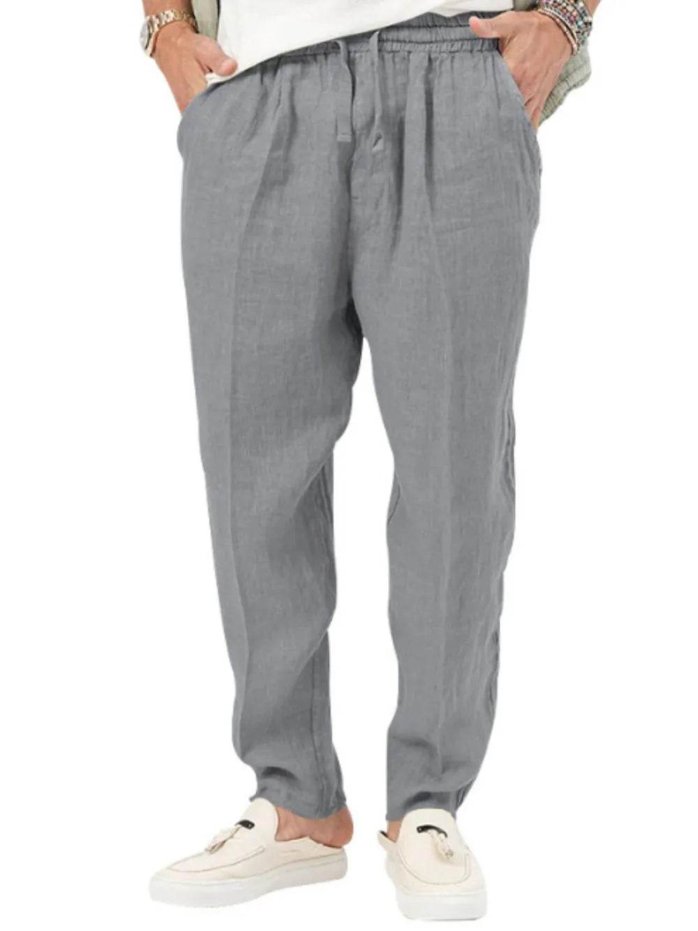 Men's Plus Size Drawstring Pants with Pockets - Ultim8 Designs 4 U