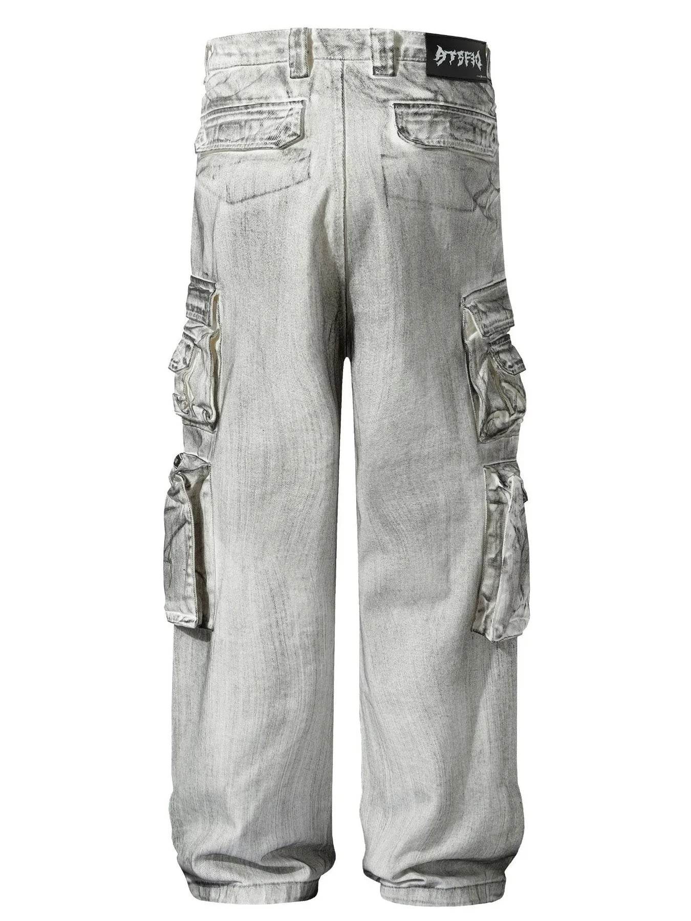 Men's Wide Leg Cargo Jeans - Ultim8 Designs 4 U