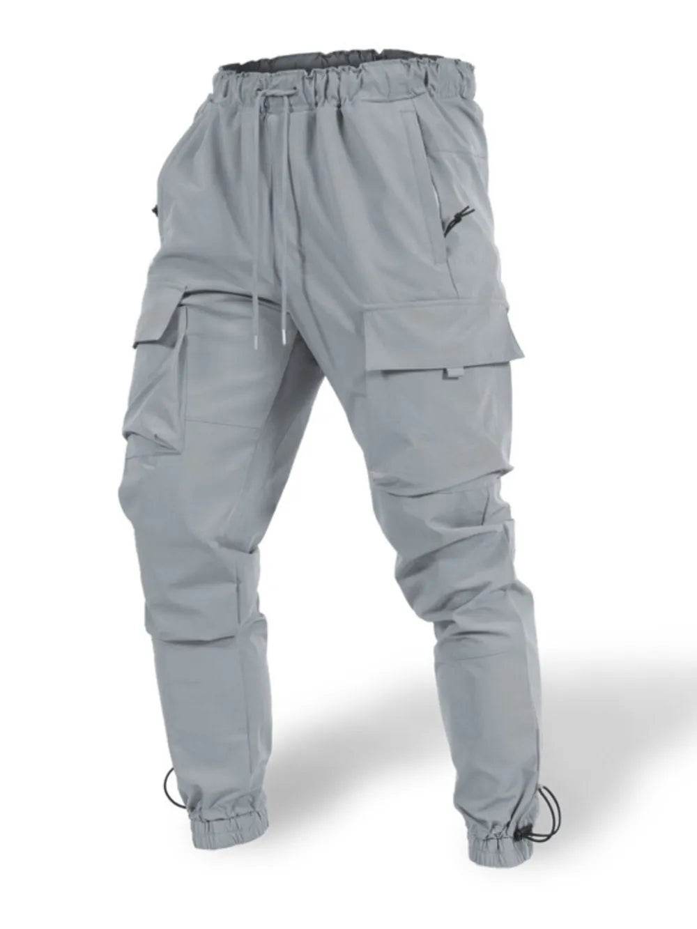 Men's Plus Size Drawstring Pants with Cargo Pockets - Ultim8 Designs 4 U
