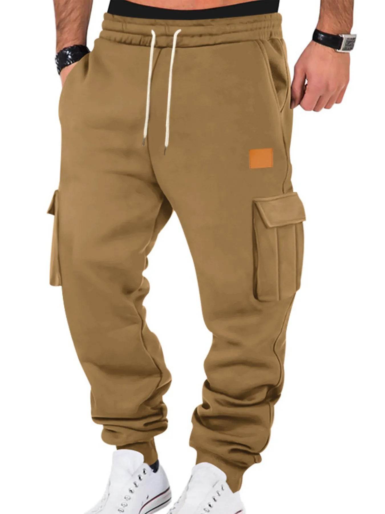 Men's Full Size Drawstring Cargo Jogger Pants Plus Size - Ultim8 Designs 4 U
