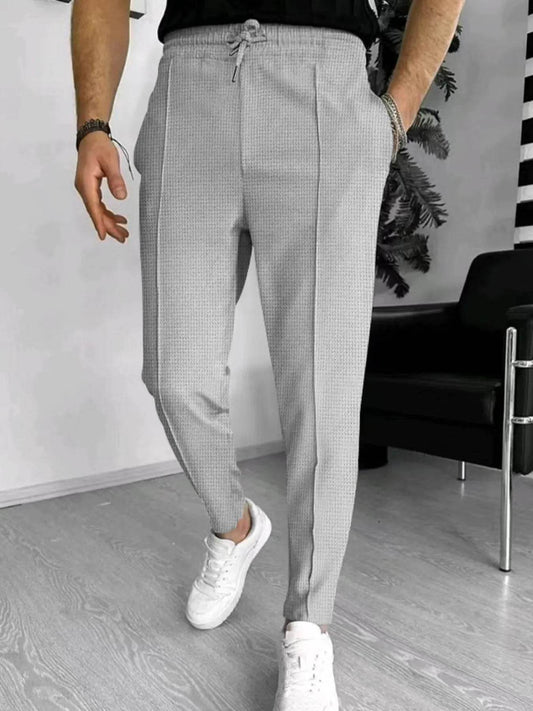 Men's Full Size Drawstring Casual Pants Plus Size - Ultim8 Designs 4 U
