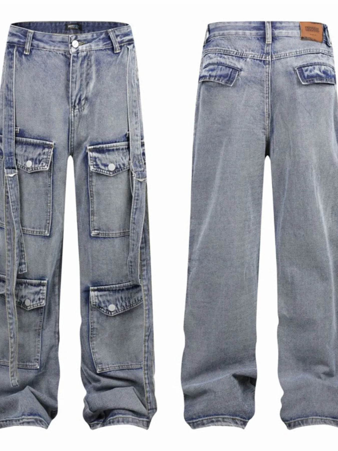 Men's Wide Leg Wide Leg Jeans - Ultim8 Designs 4 U
