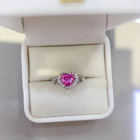 1 Carat Moissanite 925 Sterling Silver Ring - Ultim8 Designs 4 U