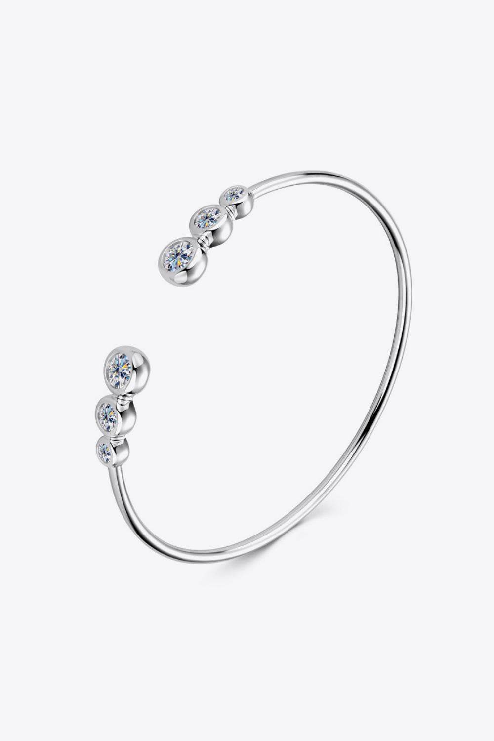 1.8 Carat Moissanite 925 Sterling Silver Bracelet - Ultim8 Designs 4 U