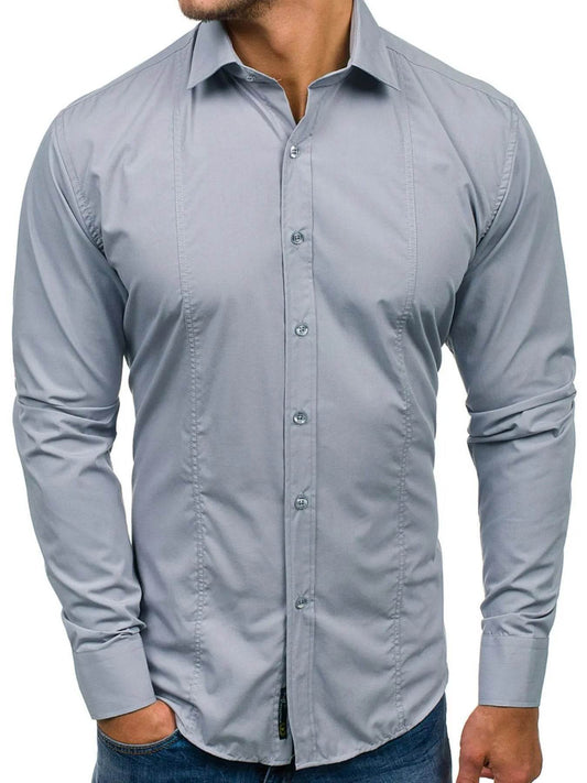 Men's Slim Fit Button-Down Shirt - Ultim8 Designs 4 U