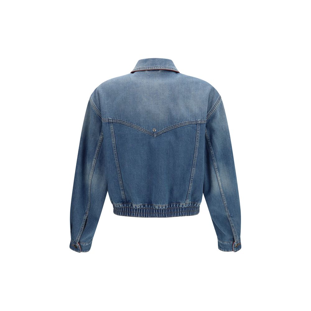 Versace Blue Cotton Clothing