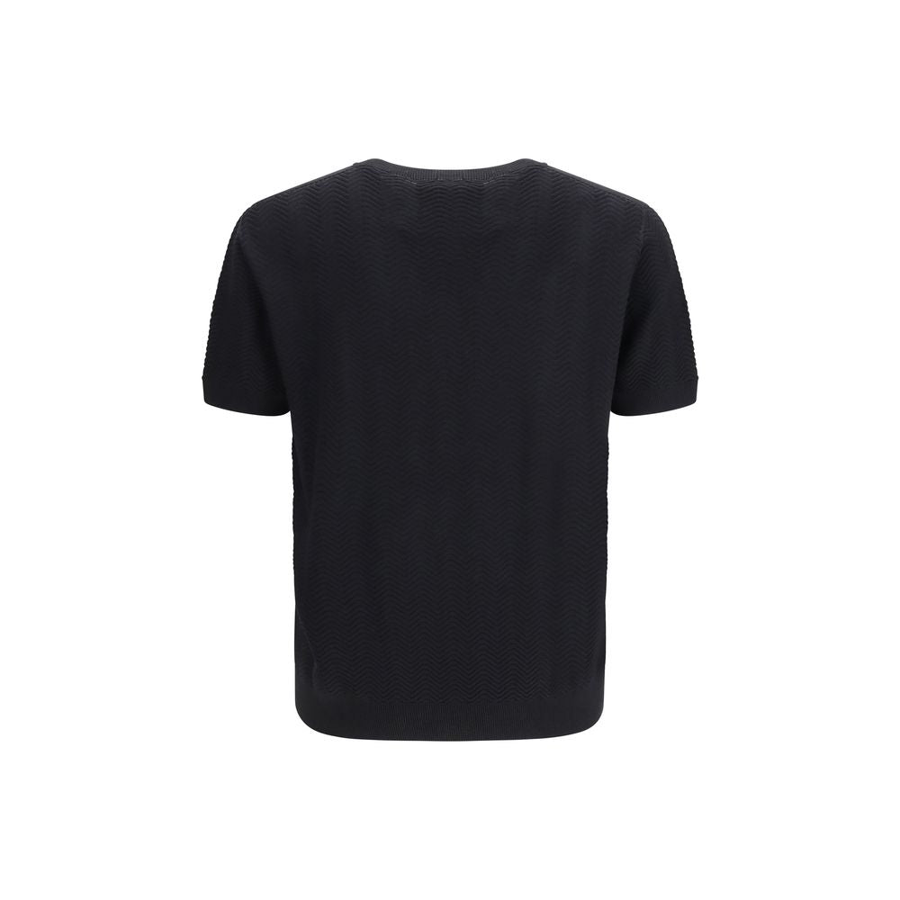 Giorgio Armani Black Silk Sweater