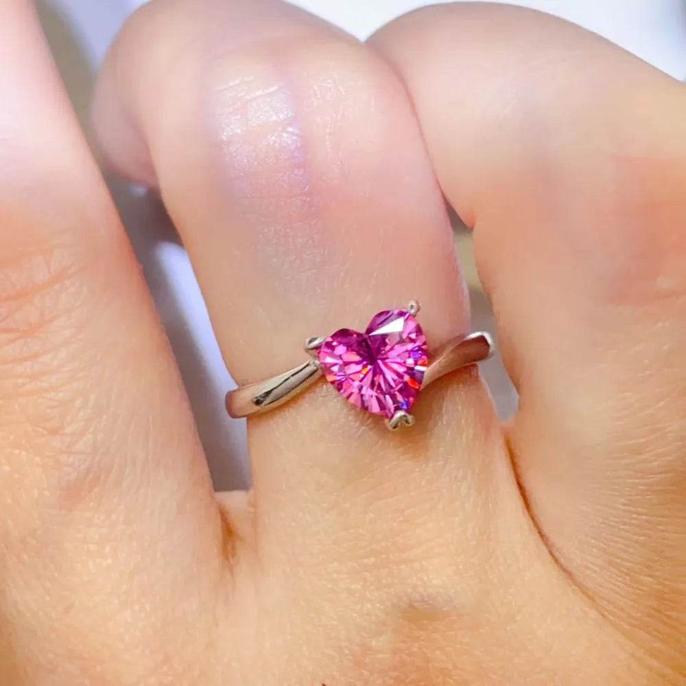 1 Carat Moissanite 925 Sterling Silver Ring - Ultim8 Designs 4 U