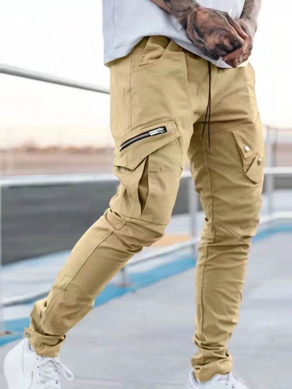 Men's Plus Size Pants with Cargo Pockets - Ultim8 Designs 4 U