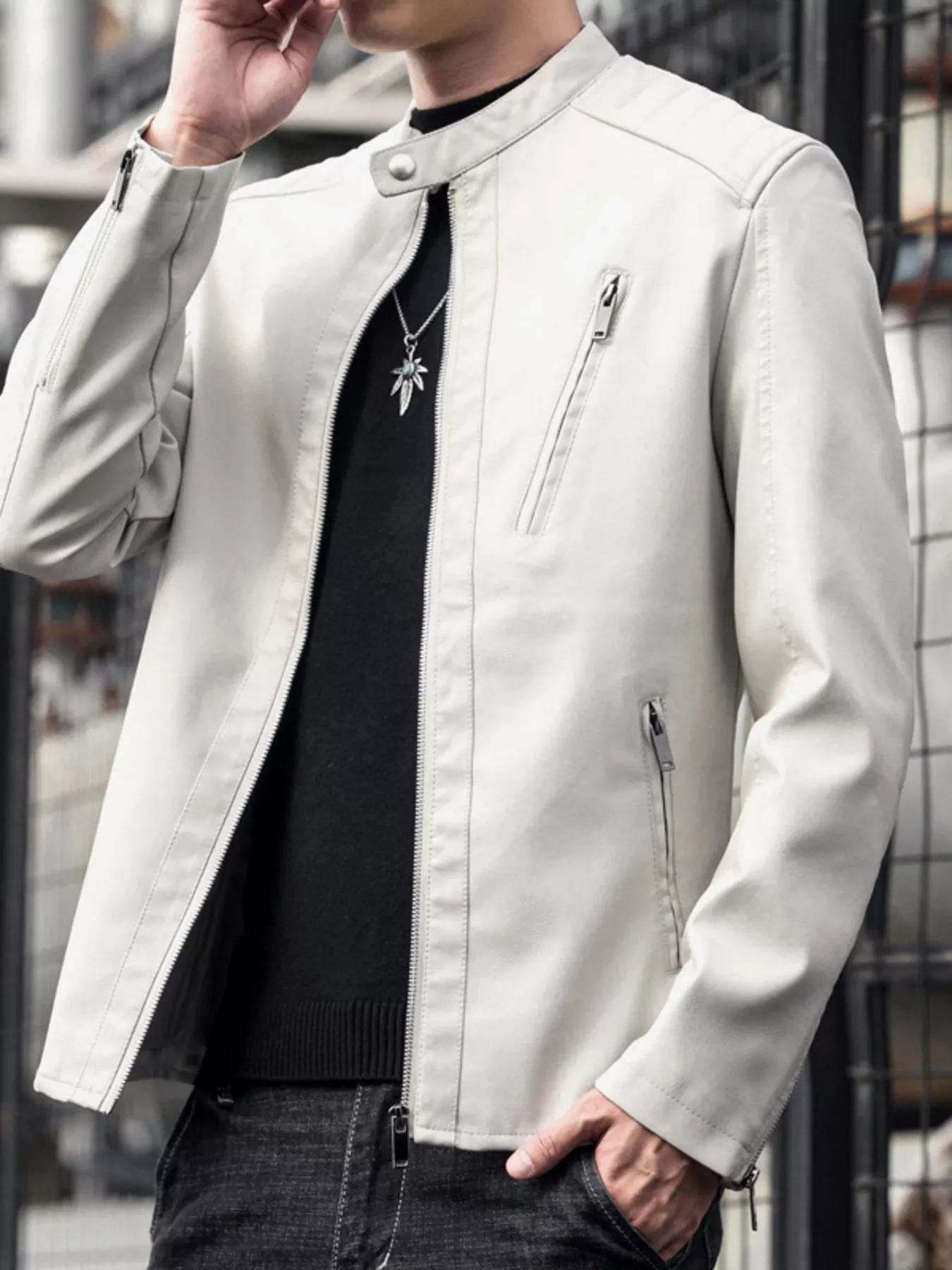Men's Plus Size Zip Up Long Sleeve Jacket - Ultim8 Designs 4 U