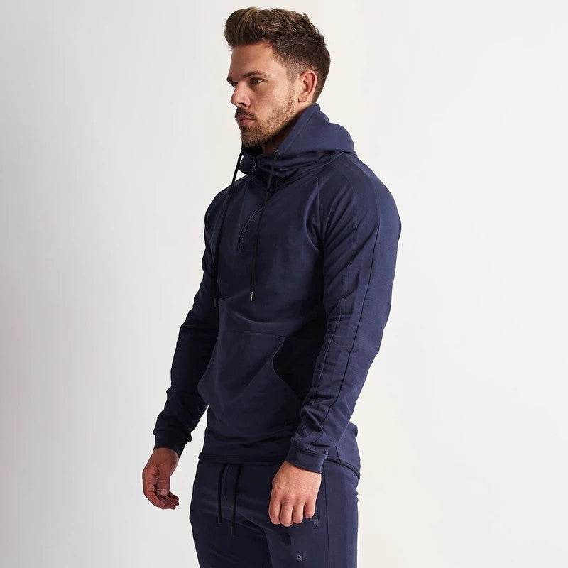 Men’s Hooded Leisure Sports Fitness Set – Comfortable & Breathable - Ultim8 Designs 4 U