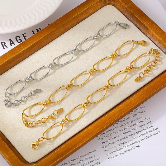 Titanium Steel Chain Bracelet - Ultim8 Designs 4 U