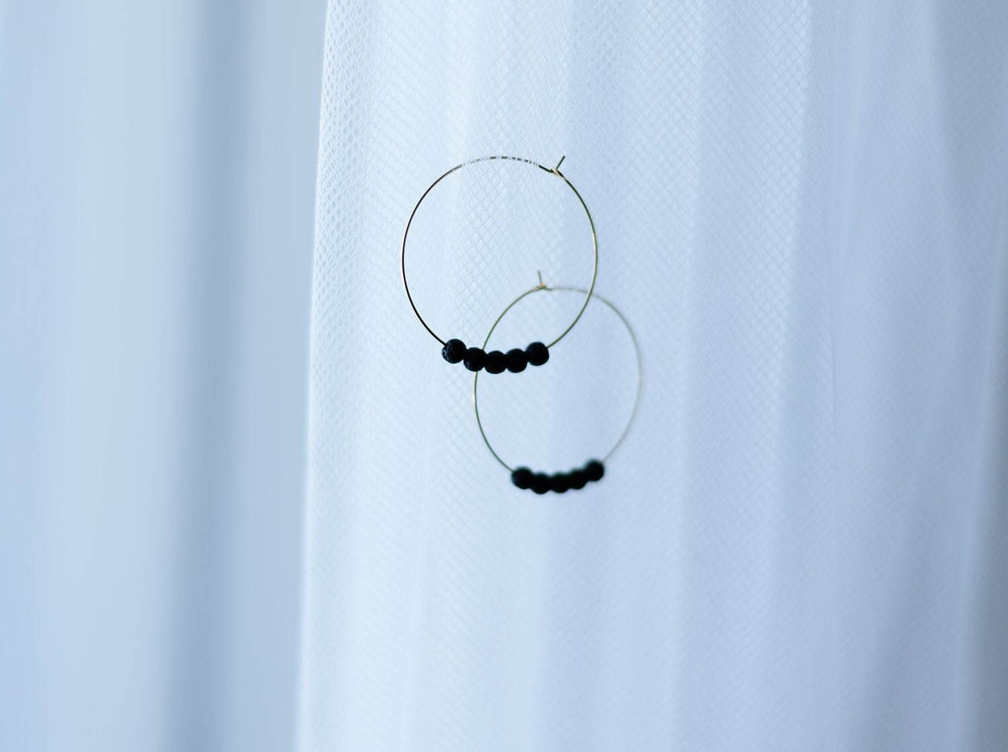 14K Gold Plated Diffuser Earrings - Circle - Ultim8 Designs 4 U