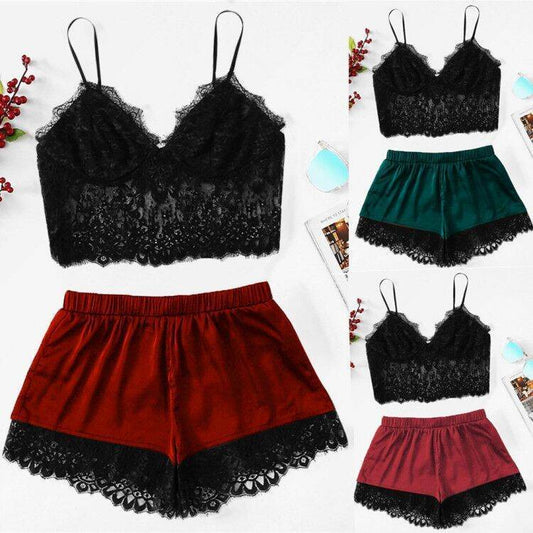 Sexy lingerie sexy women's split lace lingerie sexy suit - Ultim8 Designs 4 U