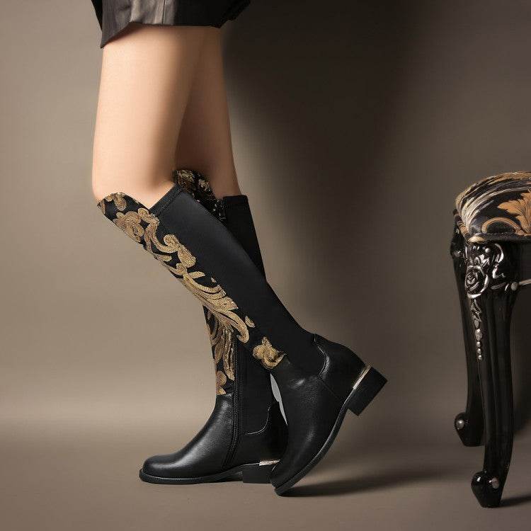 Knight boots cowhide leather boots - Ultim8 Designs 4 U