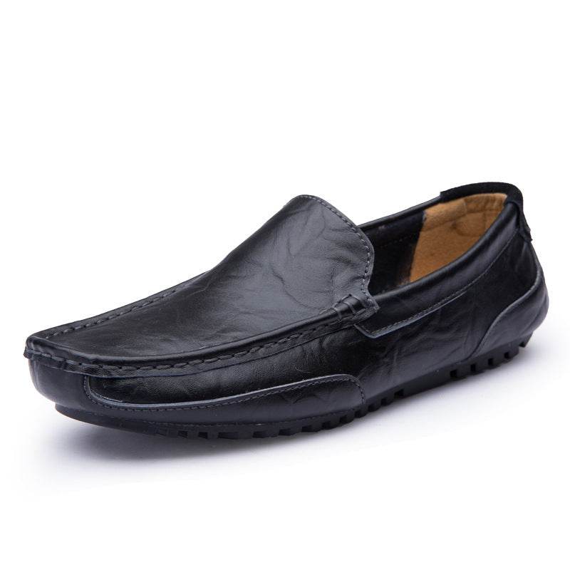 Cow Leather Peas Shoes Men's British Casual Leather Shoes - Ultim8 Designs 4 U