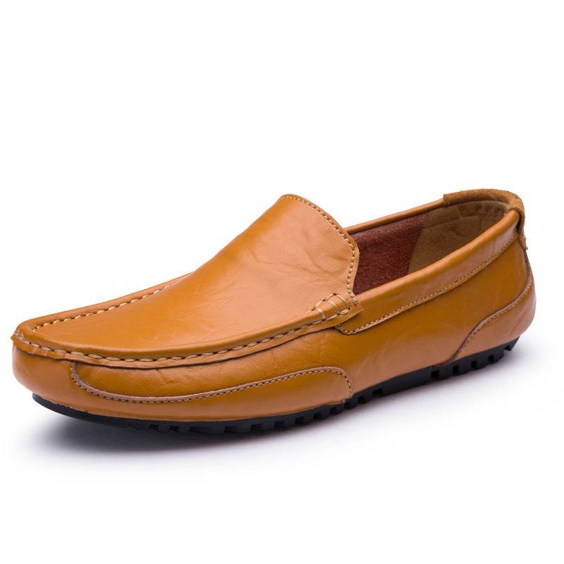 Cow Leather Peas Shoes Men's British Casual Leather Shoes - Ultim8 Designs 4 U