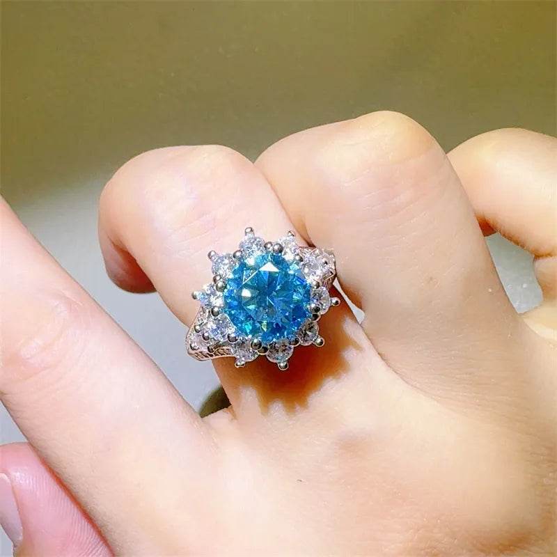 3 Carat Moissanite Zircon 925 Sterling Silver Ring - Ultim8 Designs 4 U