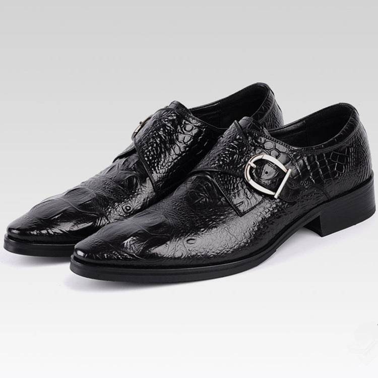 Men's Leather Shoes Buckle Shoes - Ultim8 Designs 4 U