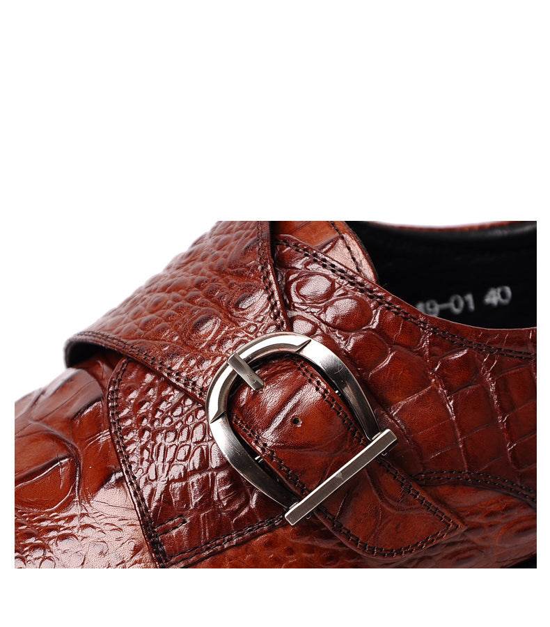 Men's Leather Shoes Buckle Shoes - Ultim8 Designs 4 U