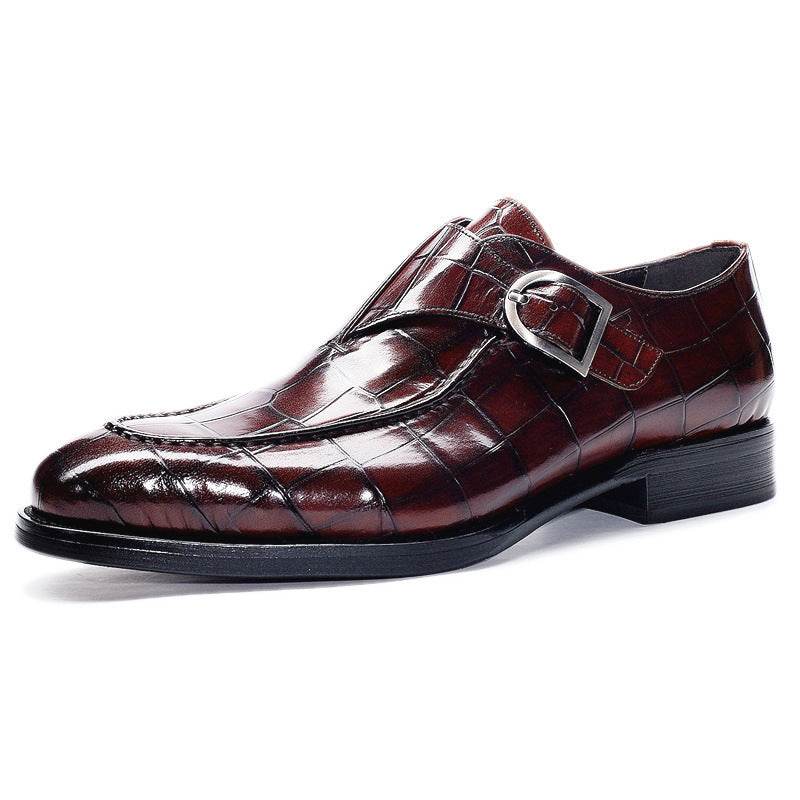 ClassicPattern Business Flat Shoes Men Designer Formal Dress Leather Shoes Mens Loafers Valentine Gifts Shoes - Ultim8 Designs 4 U