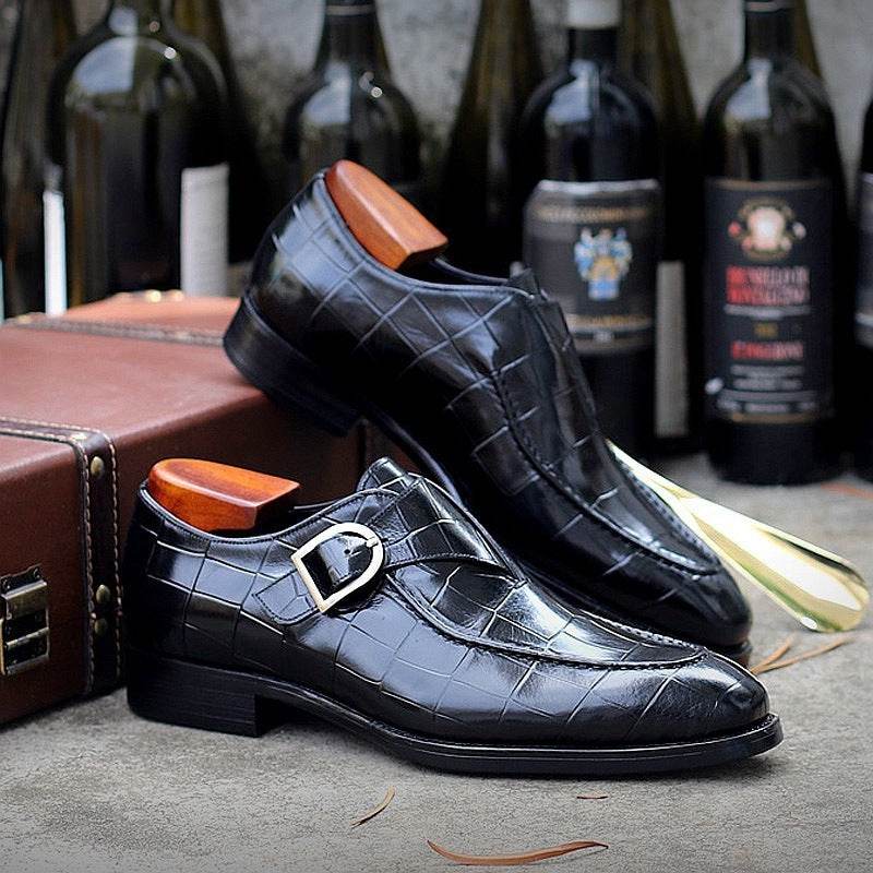 ClassicPattern Business Flat Shoes Men Designer Formal Dress Leather Shoes Mens Loafers Valentine Gifts Shoes - Ultim8 Designs 4 U