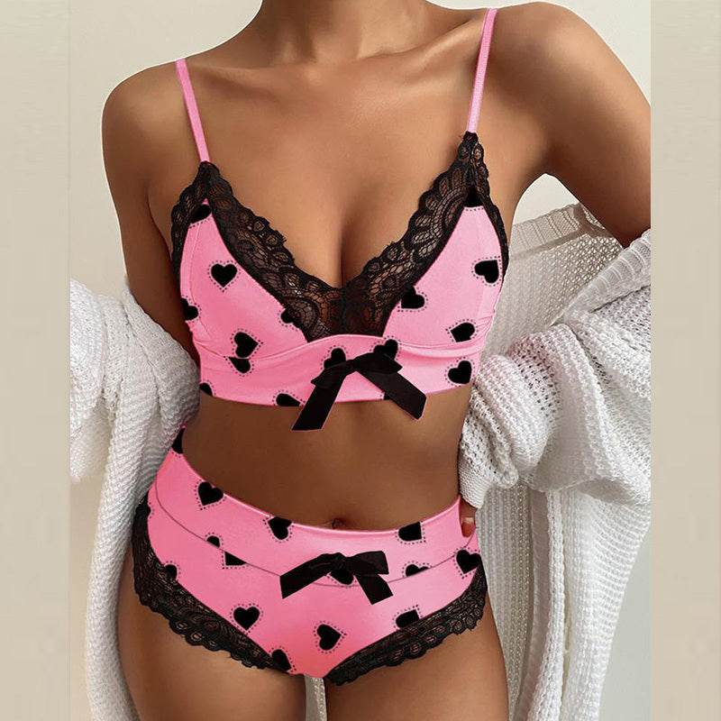 Women's Sexy Lingerie Lace Suspenders Three-point Sexy Lingerie - Ultim8 Designs 4 U