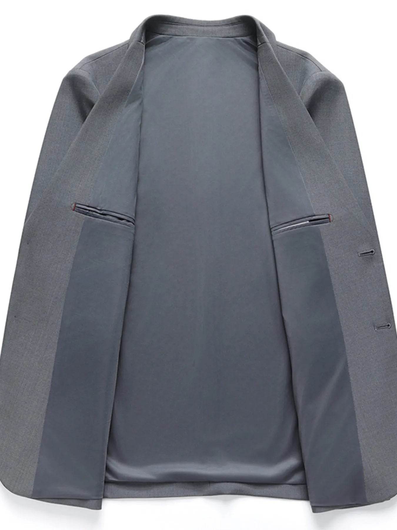 Men's Lapel Collar Long Sleeve Blazer - Ultim8 Designs 4 U