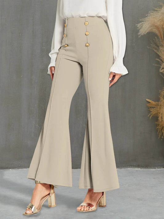 High Waisted Flare Pants - Ultim8 Designs 4 U