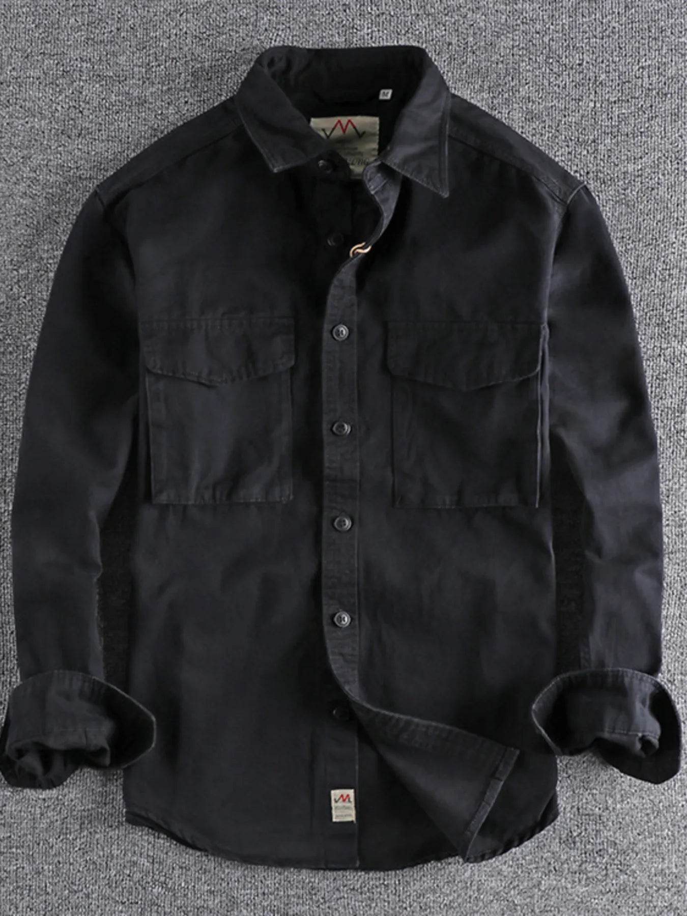 Men's Plus Size Button Up Shirt with Chest Pockets - Ultim8 Designs 4 U