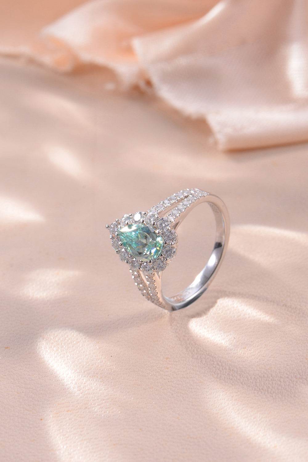 1 Carat Moissanite 925 Sterling Silver Ring - Ultim8 Designs 4 U