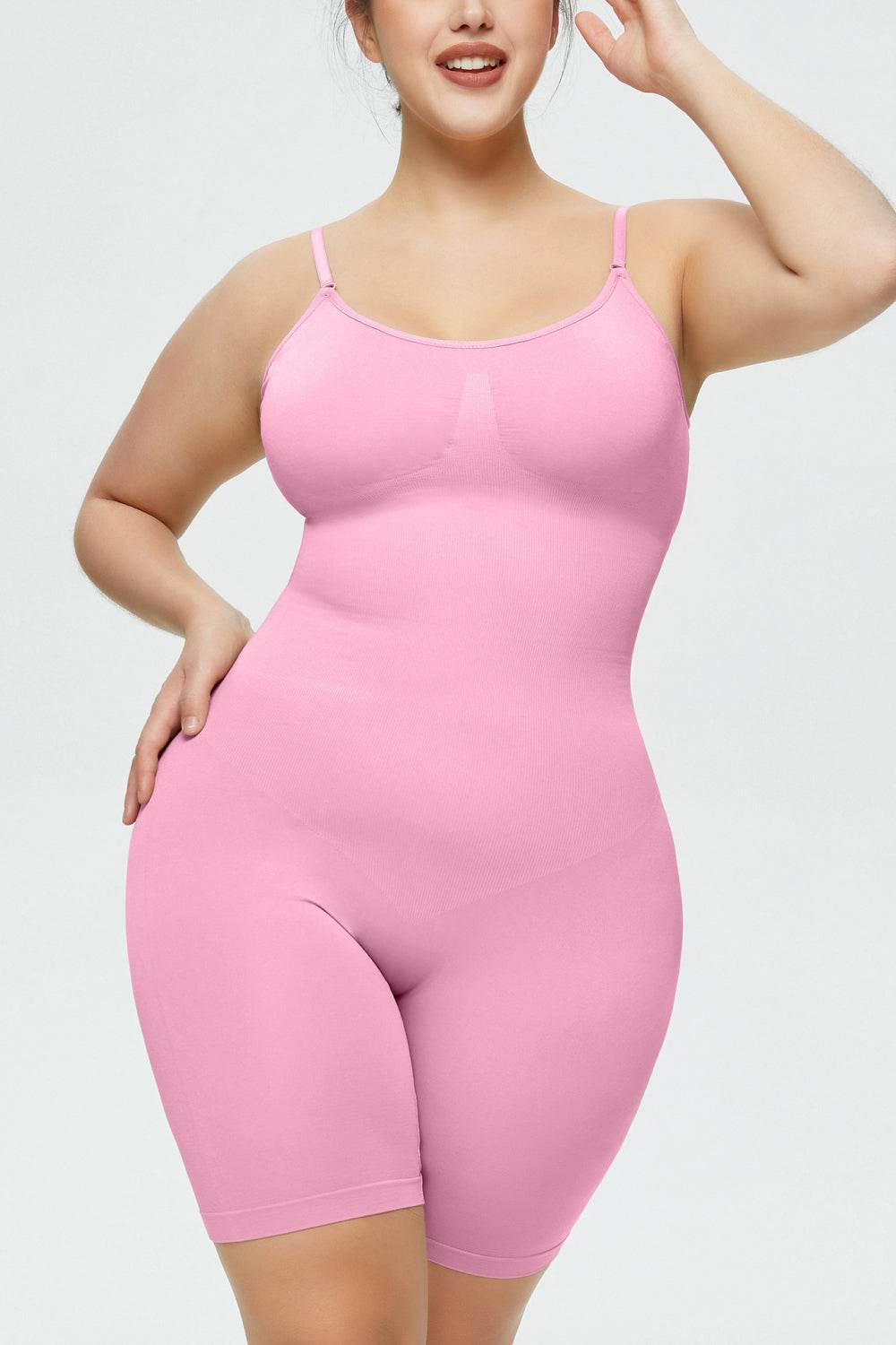 Full Size Spaghetti Strap Shaping Romper - Ultim8 Designs 4 U