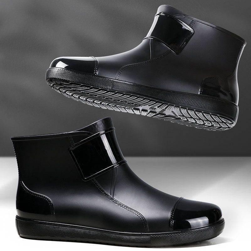 Men's Short Waterproof Plus Size Rain Boots - Ultim8 Designs 4 U
