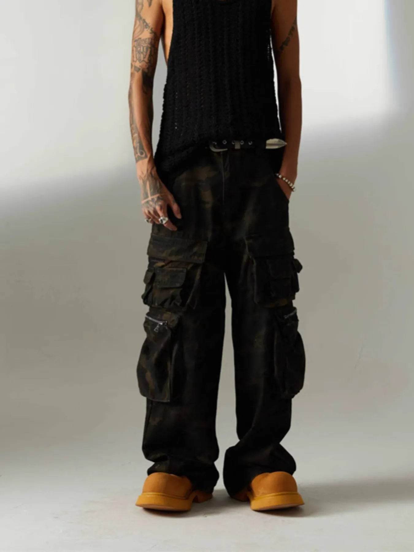 Men's Camouflage Cargo Jeans - Ultim8 Designs 4 U