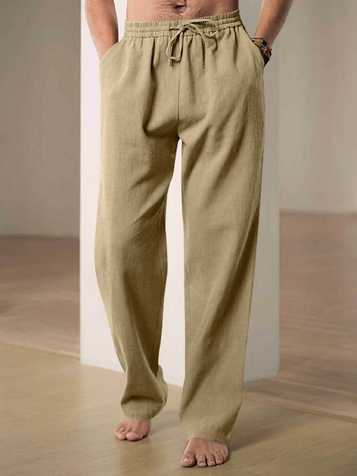 Men's Plus Size Drawstring Loose Fit Pants - Ultim8 Designs 4 U
