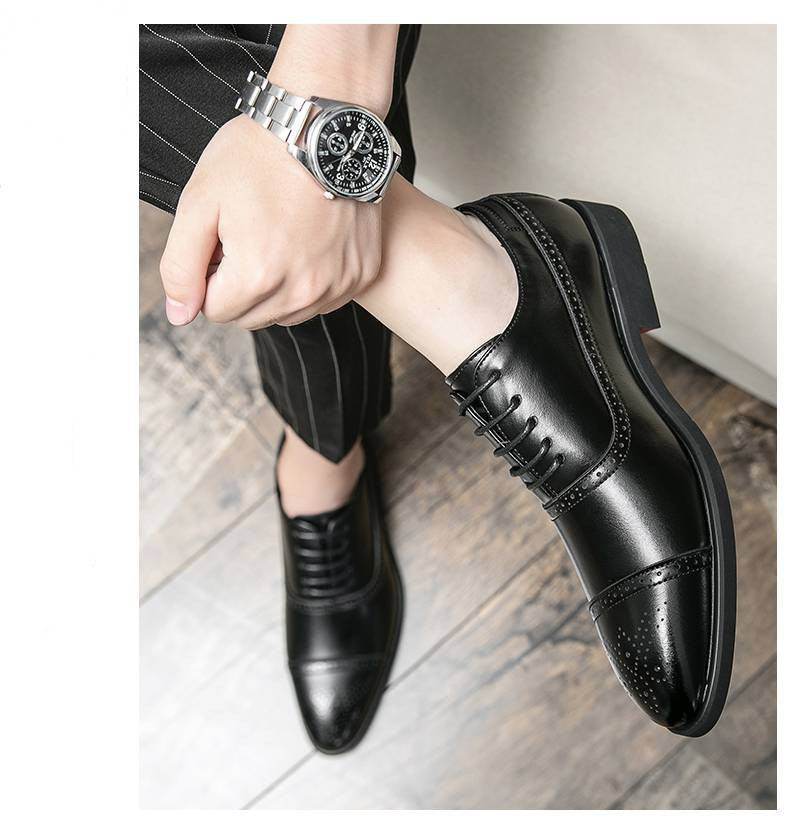 Pointed Leather Shoes - Ultim8 Designs 4 U